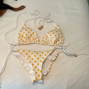 Luli fama polka dot bikini
